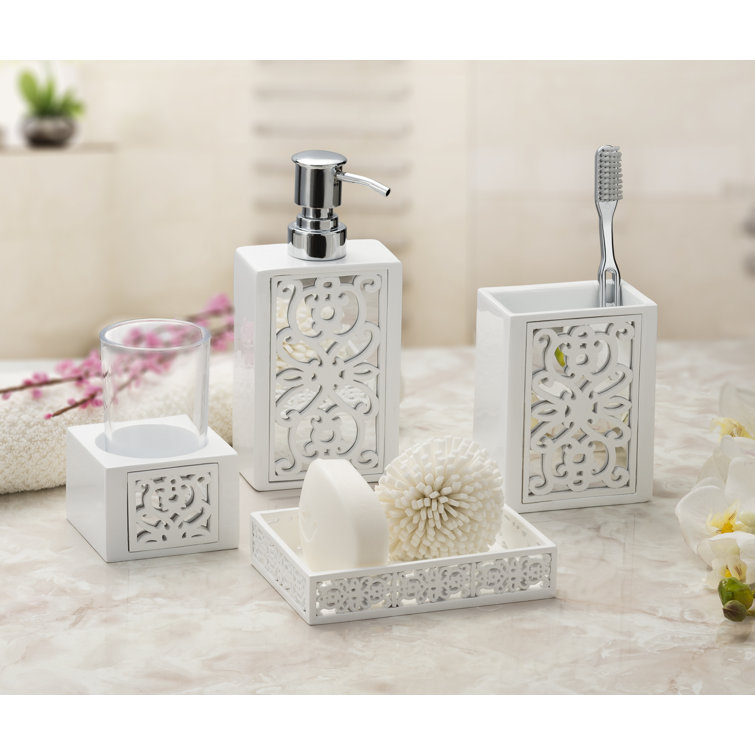Mirrored Bathroom Accessories Sets Everything Bathroom
